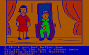 Hi-Res Adventure #4: Ulysses and the Golden Fleece for IBM PC/Compatibles - Visiting the king.