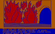 Hi-Res Adventure #4: Ulysses and the Golden Fleece for IBM PC/Compatibles - It's a fire!