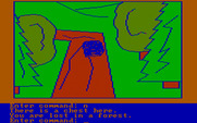 Hi-Res Adventure #4: Ulysses and the Golden Fleece for IBM PC/Compatibles - There is a chest here.