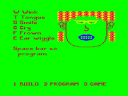 FaceMaker for TRS-80 Color Computer - Time to program the crazy face I built (color set 2).