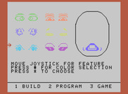 FaceMaker for ColecoVision - Starting to build a face...