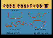 Pole Position II for Atari 7800 - Title screen.