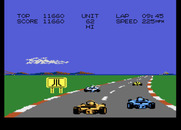 Pole Position II for Atari 7800 - Lots of other cars here, don't crash into them...