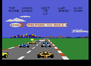 Pole Position II for Atari 7800 - Preparing to race!