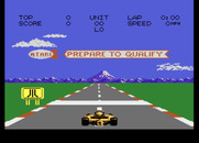 Pole Position II for Atari 7800 - Prepare to qualify.