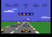 Pole Position II for Atari 7800 - Getting ready to race...