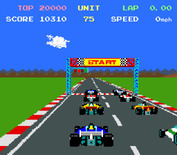 Pole Position II for Arcade - Race start...