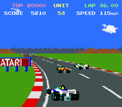 Pole Position II for Arcade - Each of the four tracks has different scenery.