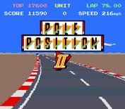 Pole Position II for Arcade - After the game is over the title appears during the attract mode.
