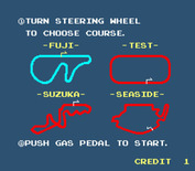 Pole Position II for Arcade - Choose one of four racetracks.