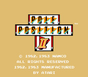 Pole Position II for Arcade - Title screen (U.S. version).