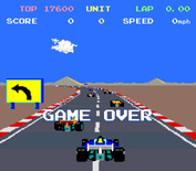 Pole Position II for Arcade - Game attract mode.