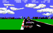 Pole Position II for IBM PC/Compatibles - Lot's of traffic...