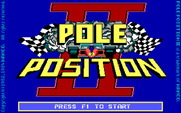 Pole Position II for IBM PC/Compatibles - Title screen.