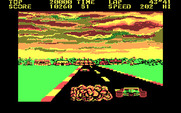 Pole Position II for IBM PC/Compatibles - Oops, a crash!