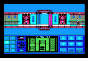 Impossible Mission II for Apple IIgs - The path to the next tower is blocked.