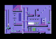 Impossible Mission II for Commodore 64 - Use these platforms to reach new areas.