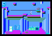 Impossible Mission II for Apple II - Trapped! Or can I jump out of here?