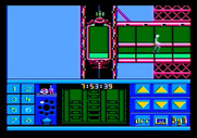 Impossible Mission II for Apple II - There are numerous rooms to search!