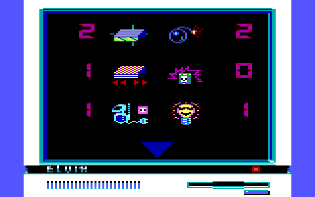 Impossible Mission II IBM PC/Compatibles Screenshot: Use the computers to help you out.