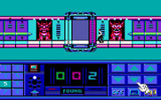 Impossible Mission II for IBM PC/Compatibles - Attempting to piece together the combination for the next tower.