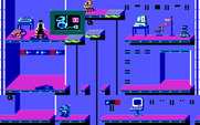 Impossible Mission II for IBM PC/Compatibles - Found a bonus item to temporarily unplug the robots.