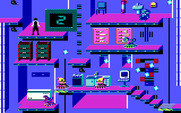 Impossible Mission II for IBM PC/Compatibles - I found a clue!