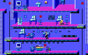 Impossible Mission II for IBM PC/Compatibles - Some rooms, like this one, have lots of places to search...