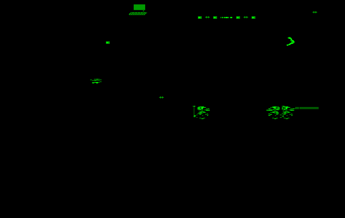 Impossible Mission II IBM PC/Compatibles Screenshot: The lights are off in some of the rooms...