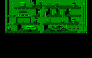 Impossible Mission II for IBM PC/Compatibles - Attempting to search some cars in the garage.