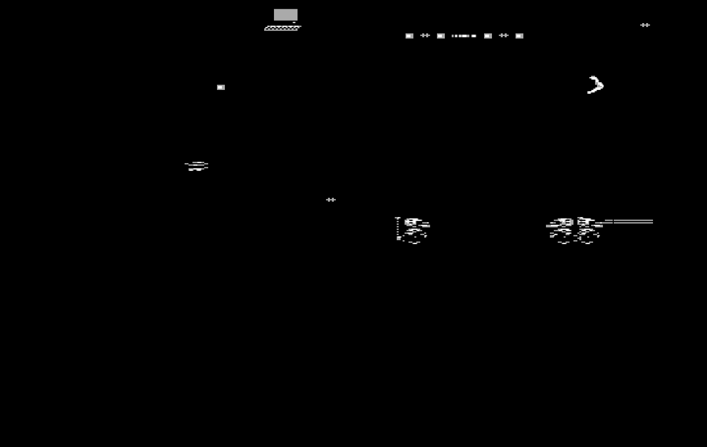 Impossible Mission II IBM PC/Compatibles Screenshot: The lights are off in some of the rooms...