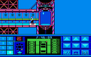 Impossible Mission II for Amiga - This is as high as the elevator goes in this tower...