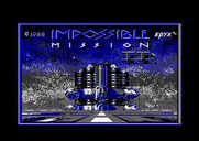 Impossible Mission II for Amstrad CPC - Title screen.