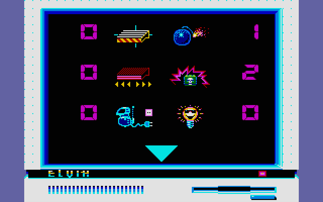 Impossible Mission II Atari ST Screenshot: Using a computer terminal.
