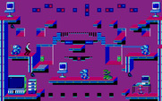 Impossible Mission II for Atari ST - Watch out for the robot behind you!