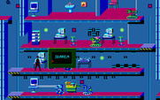 Impossible Mission II for Atari ST - Search quick before the robots get you!