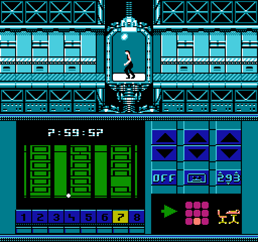 Impossible Mission II NES / Famicom Screenshot: Game start.