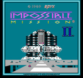 Impossible Mission II for NES / Famicom - Title screen.