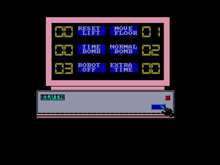 Impossible Mission II Enterprise Screenshot: Use the computer to use items you've found.