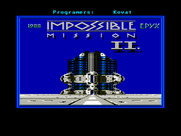 Impossible Mission II for Enterprise - Title screen.