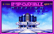 Impossible Mission II for IBM PC/Compatibles - Title screen.