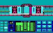 Impossible Mission II for IBM PC/Compatibles - The entrance to the next tower is currently locked.
