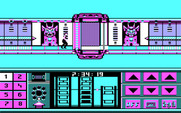 Impossible Mission II for IBM PC/Compatibles - The entrance to the next tower is locked...