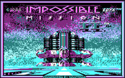 Impossible Mission II for IBM PC/Compatibles - Title screen.