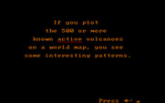 Volcanoes for IBM PC/Compatibles - Some notes...