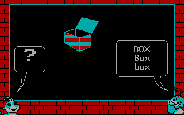 Bouncy Bee Learns Words IBM PC/Compatibles Screenshot: The game gives an option for children to see and say the words.