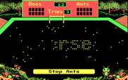 Bouncy Bee Learns Words for IBM PC/Compatibles - Stop the ants when you think you know what the word is.