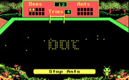 Bouncy Bee Learns Words for IBM PC/Compatibles - Only a few ants need to move into place until the word is fully revealed...