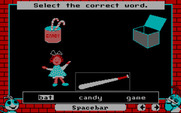 Bouncy Bee Learns Words for IBM PC/Compatibles - Now select the correct word.