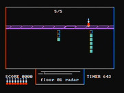 Fraction Fever for IBM PC/Compatibles - Playing the game.